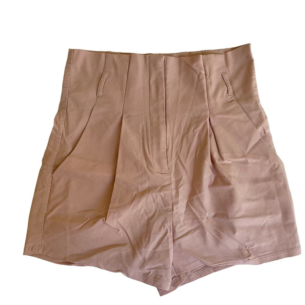 Hera Collection Women Summer High-wasited Shorts, size 24, Pink